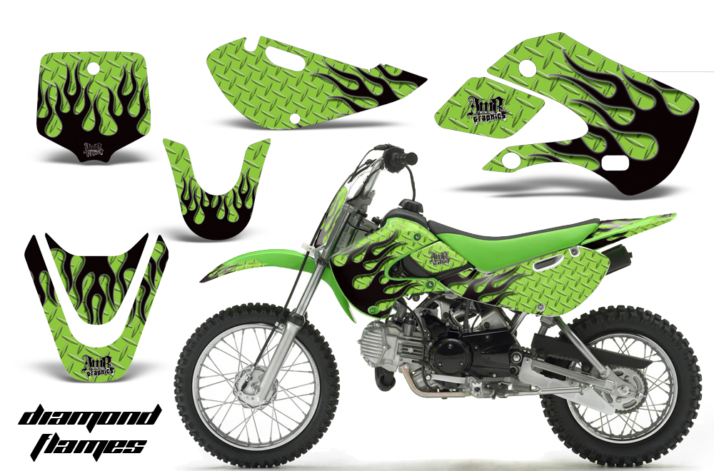 Kawasaki KLX 110 KX 65 00-09 NP Graphic Kit DF G